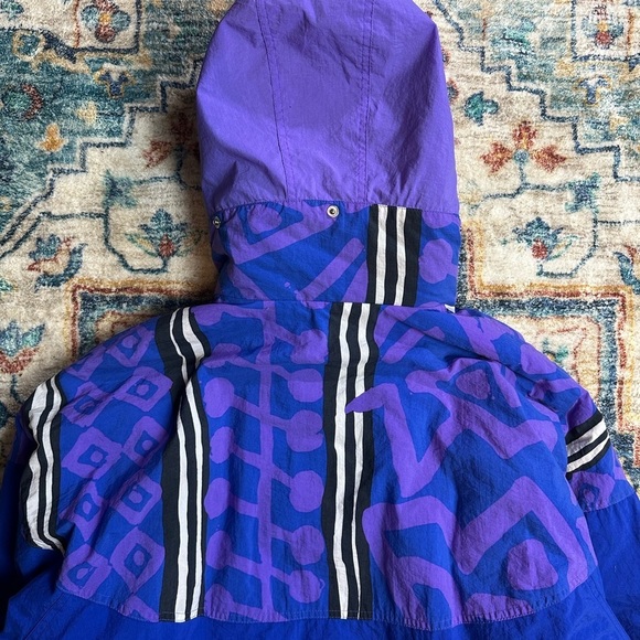 Vintage Ocean Pacific Abstract Zip-up Ski Jacket Large - Picture 6 of 8